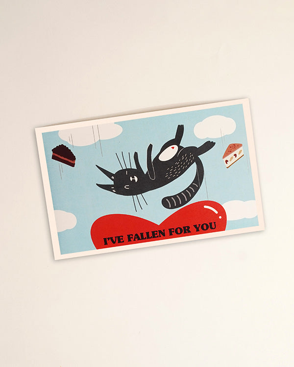 'I've Fallen For You' Personalised Card