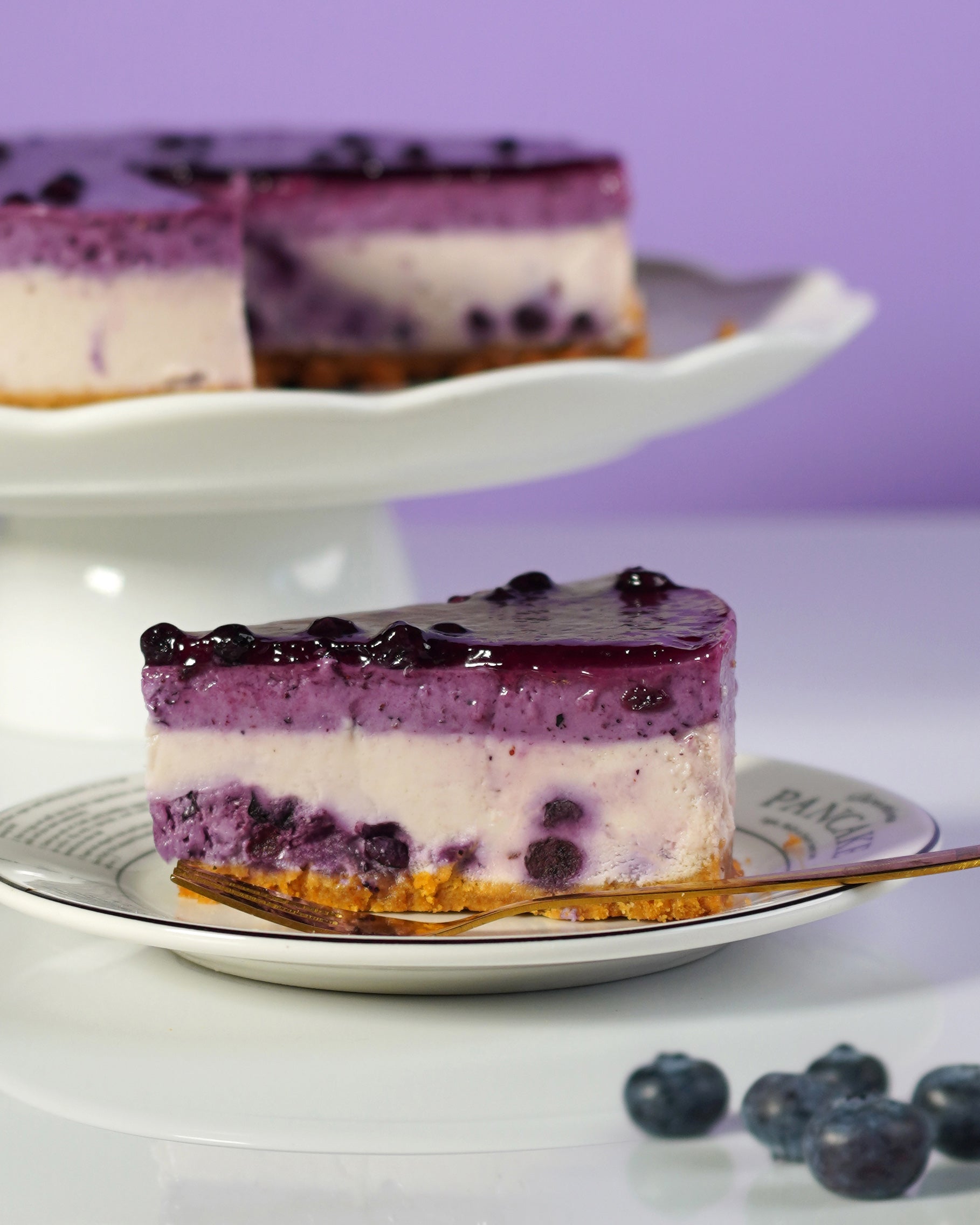 Blissful Blueberry Cheesecake