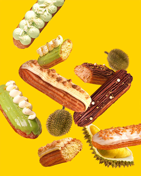 11 June 2025 onwards: Cat & the Fiddle Cakes – Father’s Day Durian Eclairs Treat