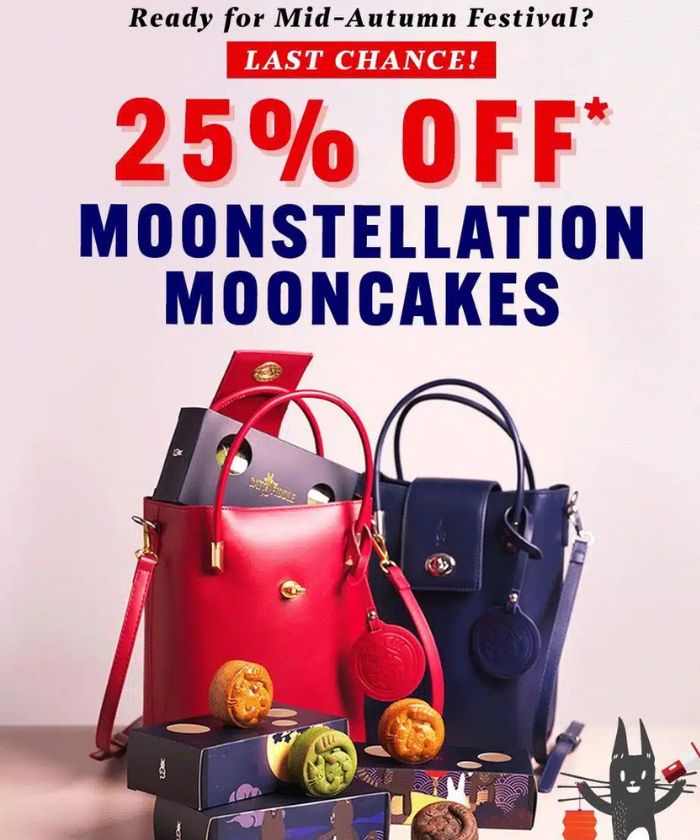 Cat & the Fiddle Cakes Promotion: 25% Off Moonstellation Mooncakes till 17 September
