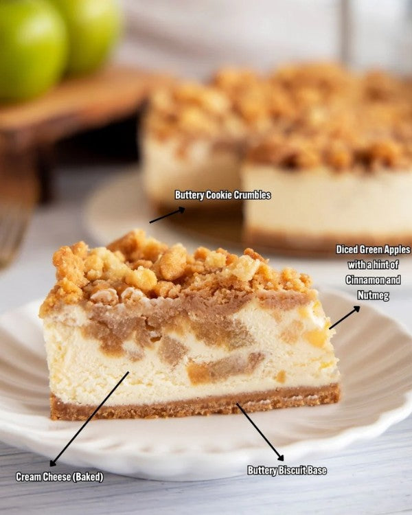 Apple Crumble Cheesecake