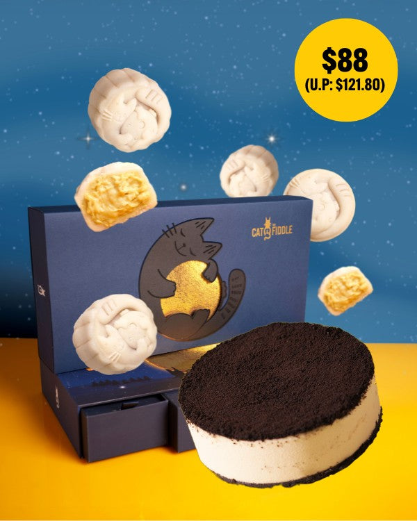 Cookies & Cream Cheesecake + MSW Durian Mooncake Bundle