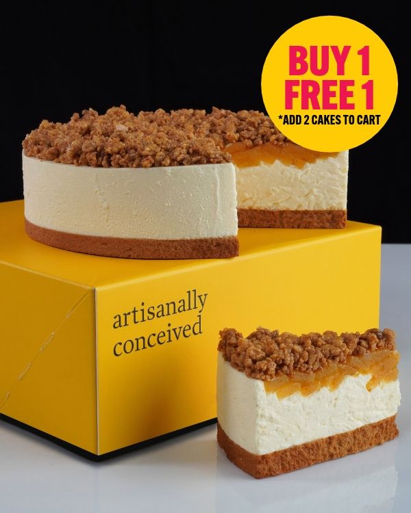 Apple Crumble Cheesecake