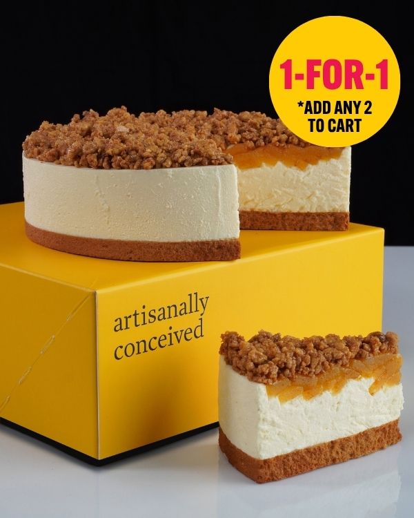 Apple Crumble Cheesecake