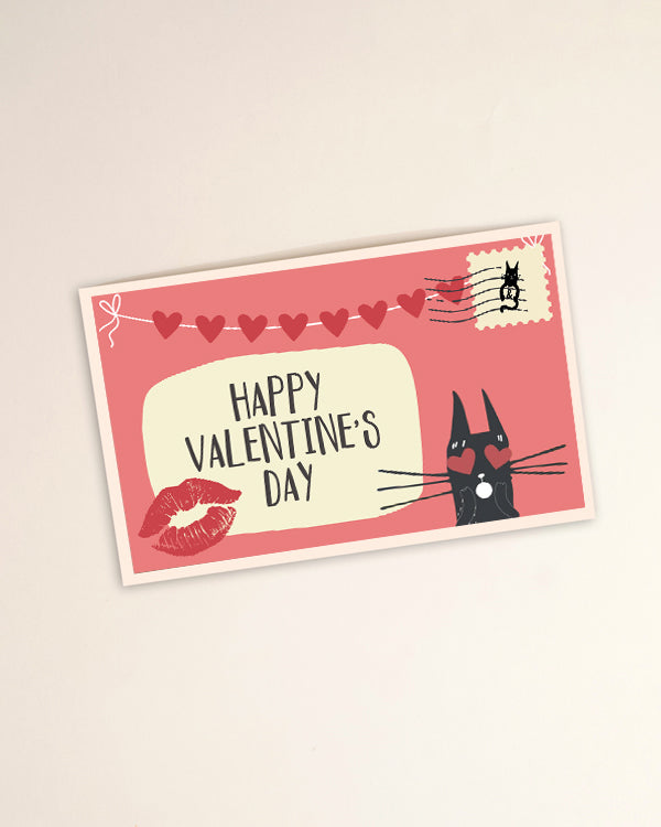 'Happy Valentine's Day' Personalised Card