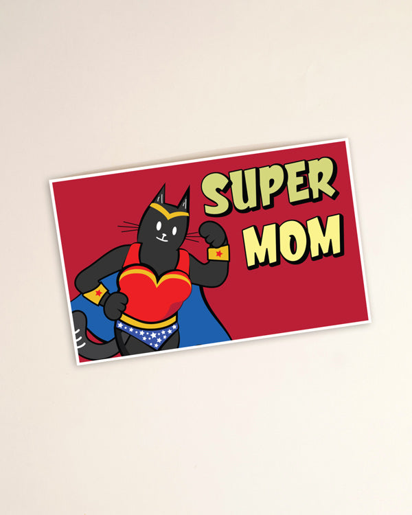 'Super Mom' Personalised Card