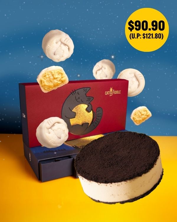 Cookies & Cream Cheesecake + MSW Durian Mooncake Bundle