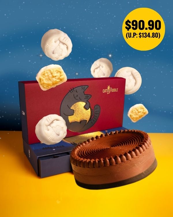 Dark Chocolate Cheesecake + MSW Durian Mooncake Bundle