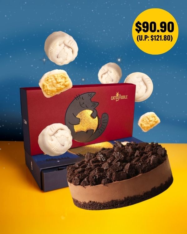 Devil's Chocolate Cheesecake + MSW Durian Mooncake Bundle