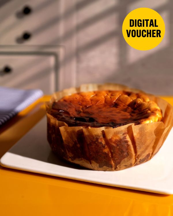 Freshly Baked Basque Cheesecake Voucher