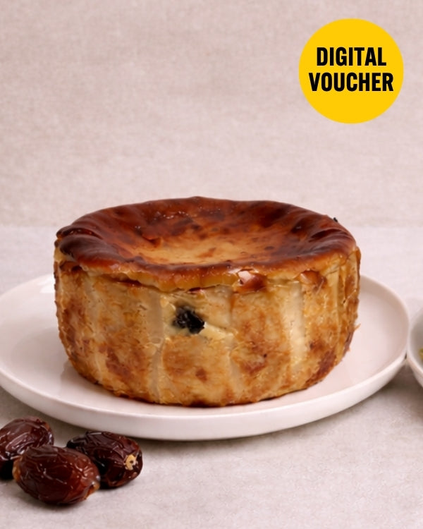 Kurma Date Basque Cheesecake Voucher