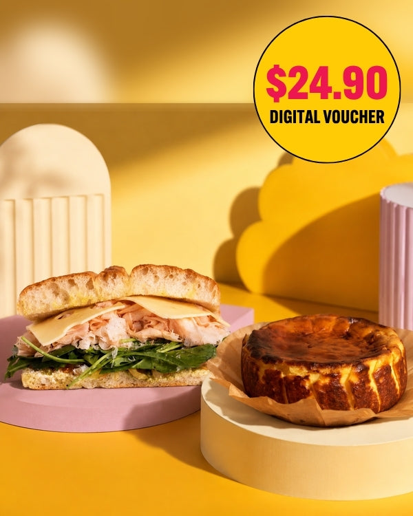 Original Basque + Honey Baked Chicken Sandwich Voucher