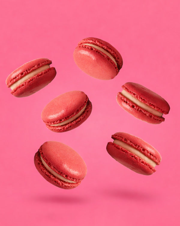 Red Velvet Macaron Feline