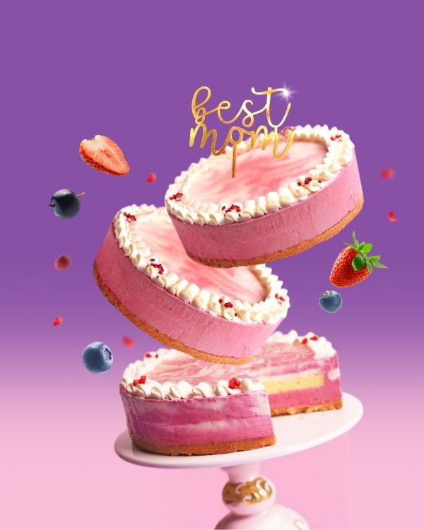 Mixed Berries Yoghurt Cheesecake